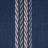 Schumacher Nor Stripe Indigo Fabric
