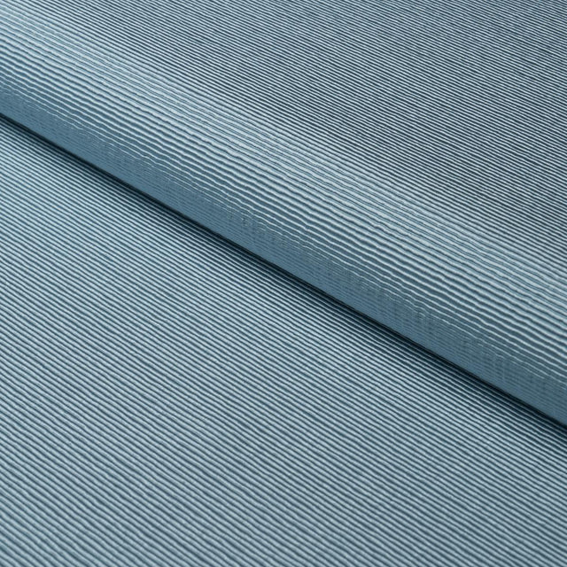 Schumacher Eisenhower Faille Blue Fabric
