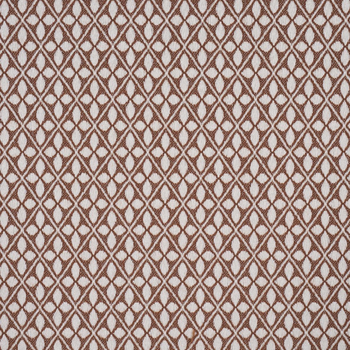 Schumacher Adams Damask Brown Fabric