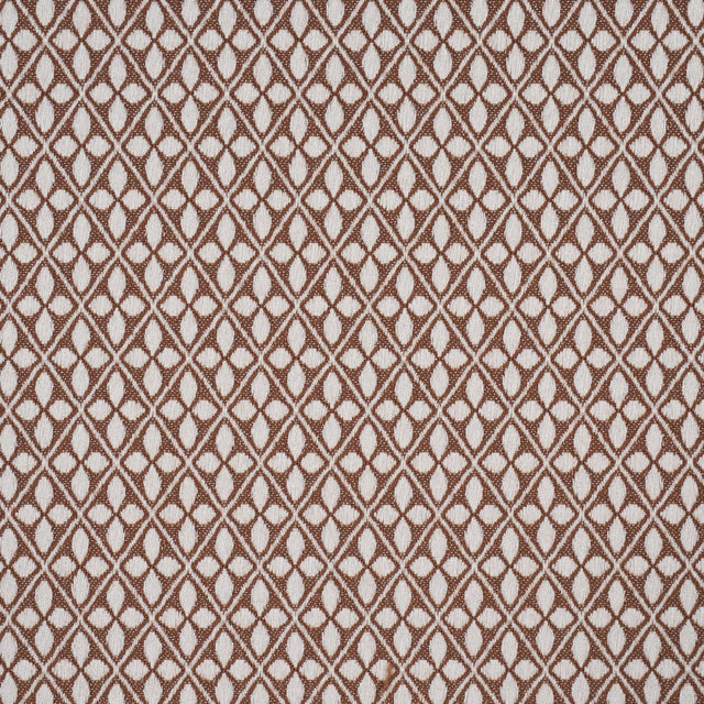 Schumacher Adams Damask Brown Fabric