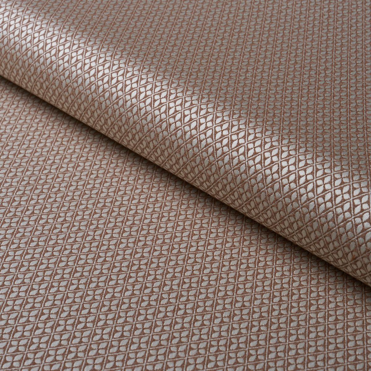 Schumacher Adams Damask Brown Fabric
