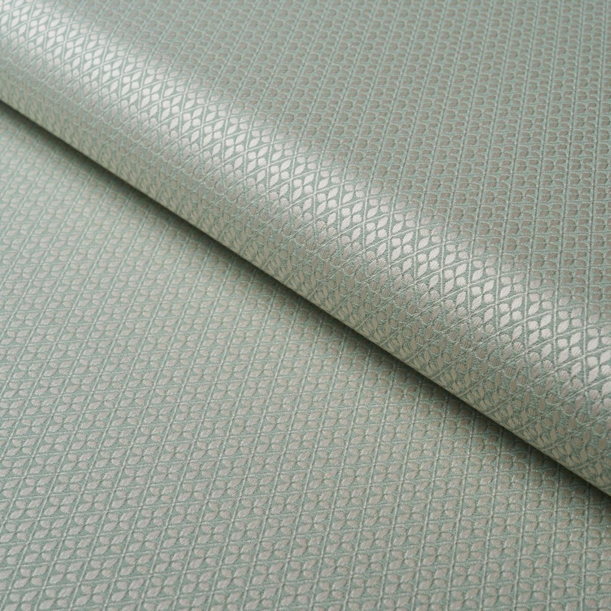Schumacher Adams Damask Green Fabric