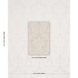 Schumacher Kennedy Damask Ivory Fabric