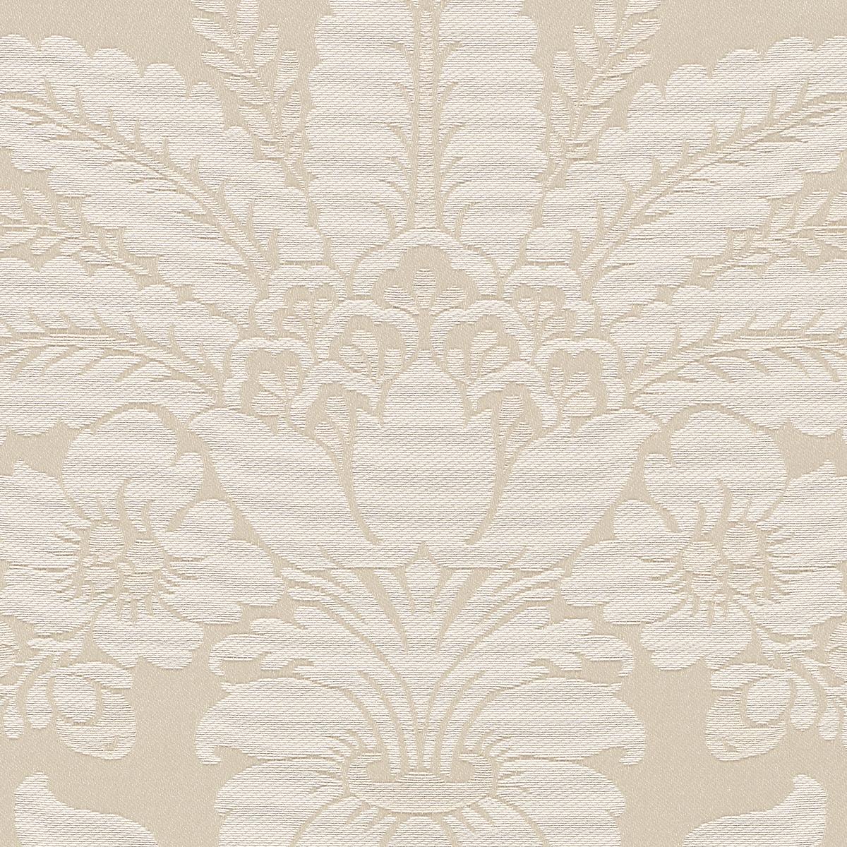 Schumacher Kennedy Damask Ivory Fabric