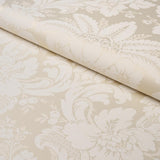 Schumacher Kennedy Damask Ivory Fabric