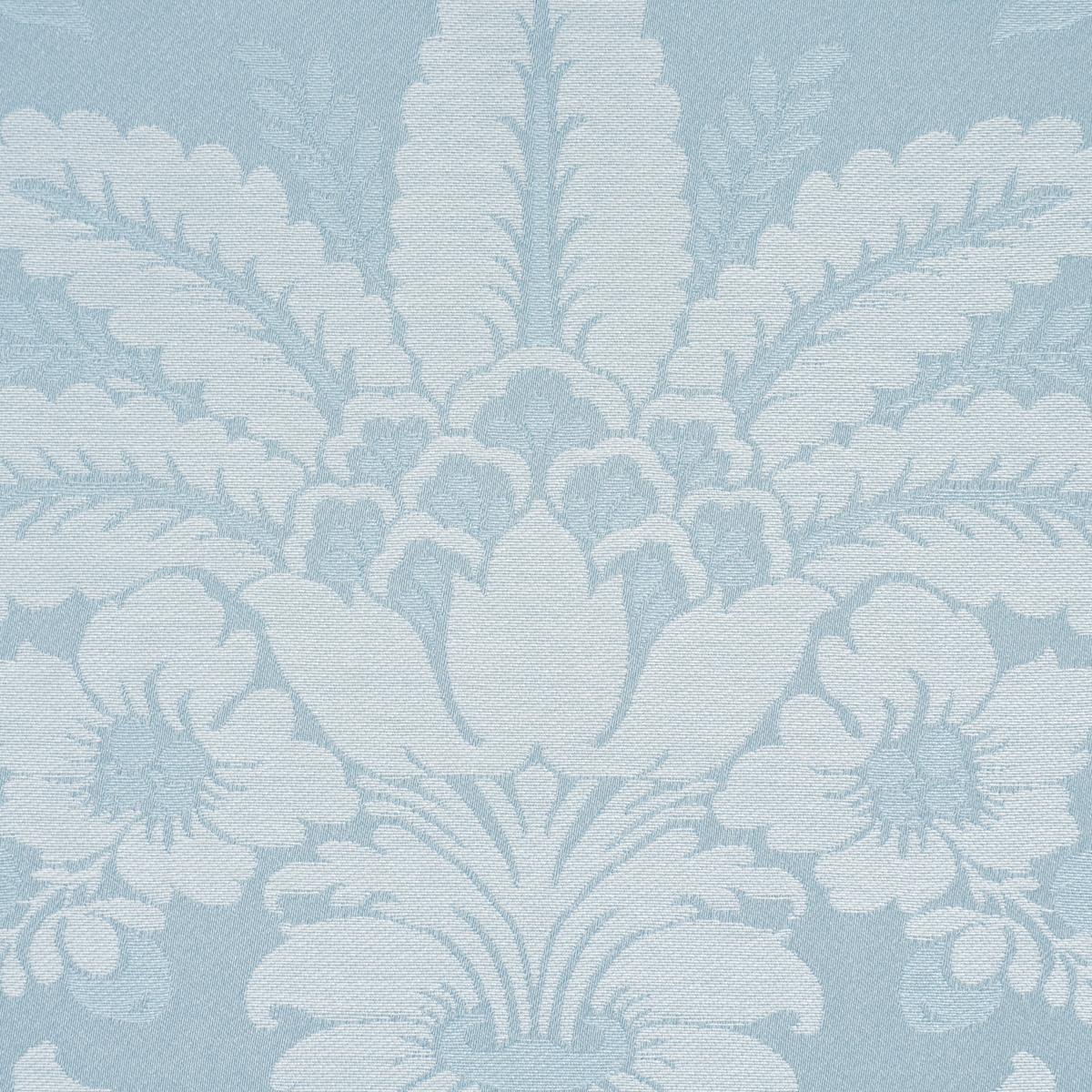 Schumacher Kennedy Damask Robin'S Egg Fabric