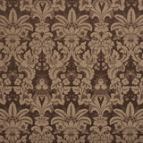 Schumacher Kennedy Damask Brown Fabric