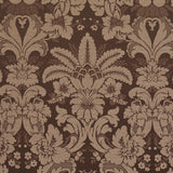 Schumacher Kennedy Damask Brown Fabric