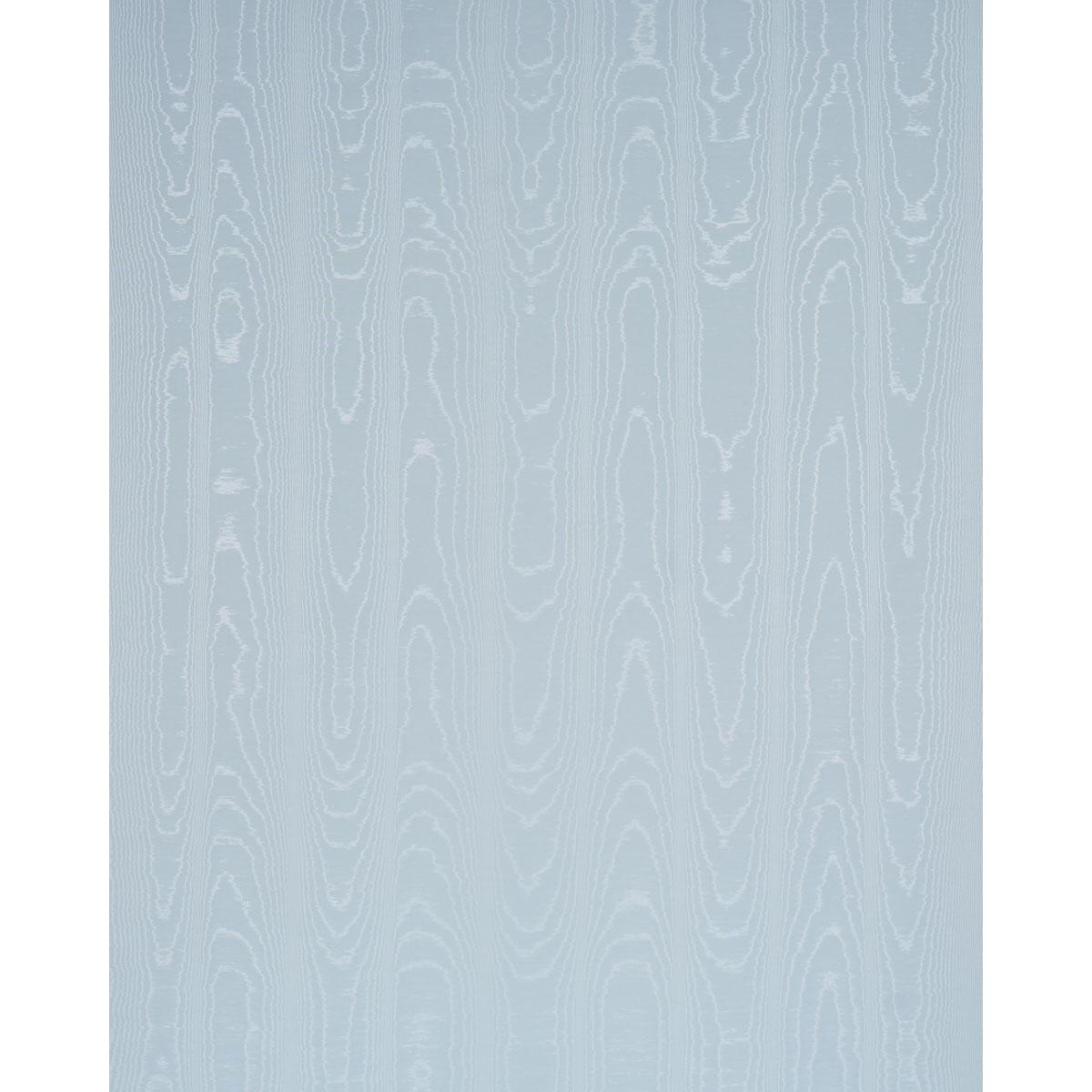 Schumacher Washington Moiré Robin'S Egg Fabric