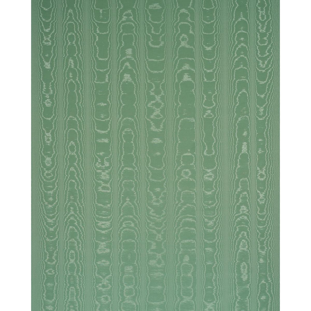 Schumacher Washington Moiré Green Fabric
