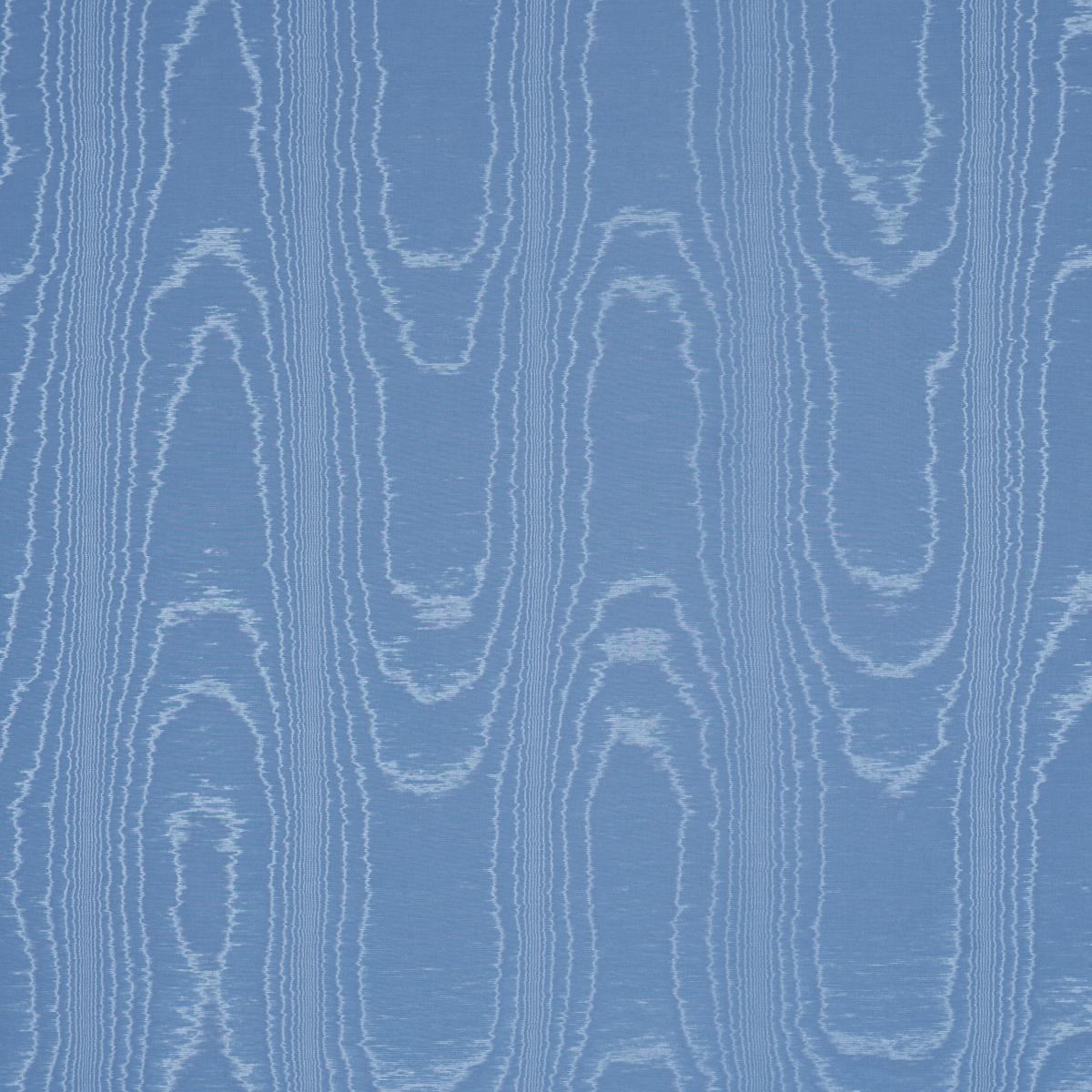 Schumacher Washington Moiré Cobalt Fabric