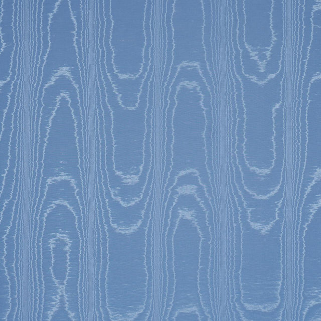 Schumacher Washington Moiré Cobalt Fabric