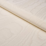 Schumacher Washington Moiré Ivory Fabric