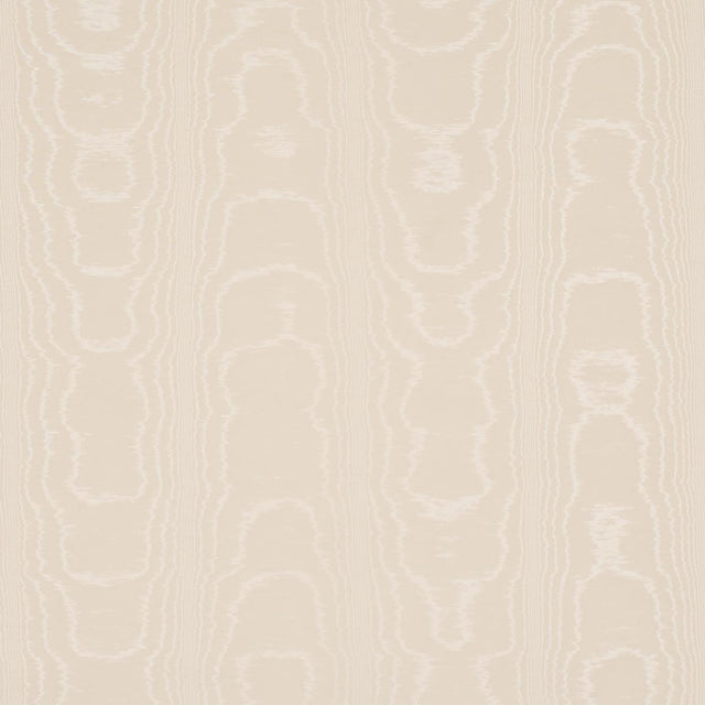 Schumacher Washington Moiré Vanilla Fabric