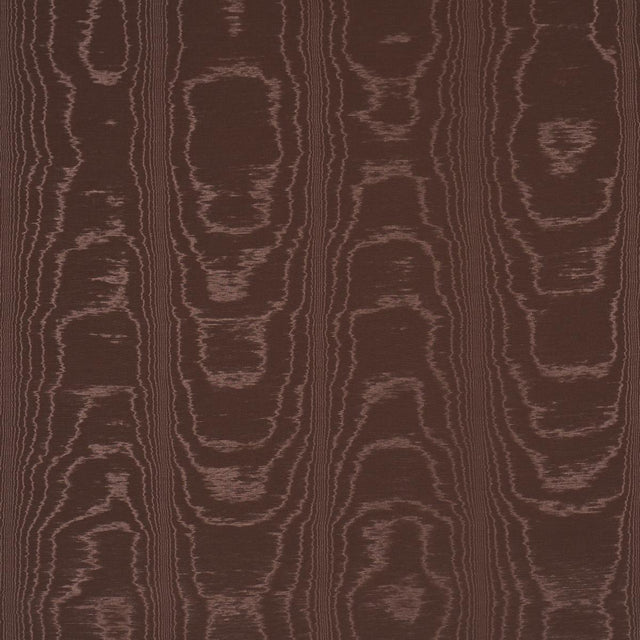 Schumacher Washington Moiré Brown Fabric