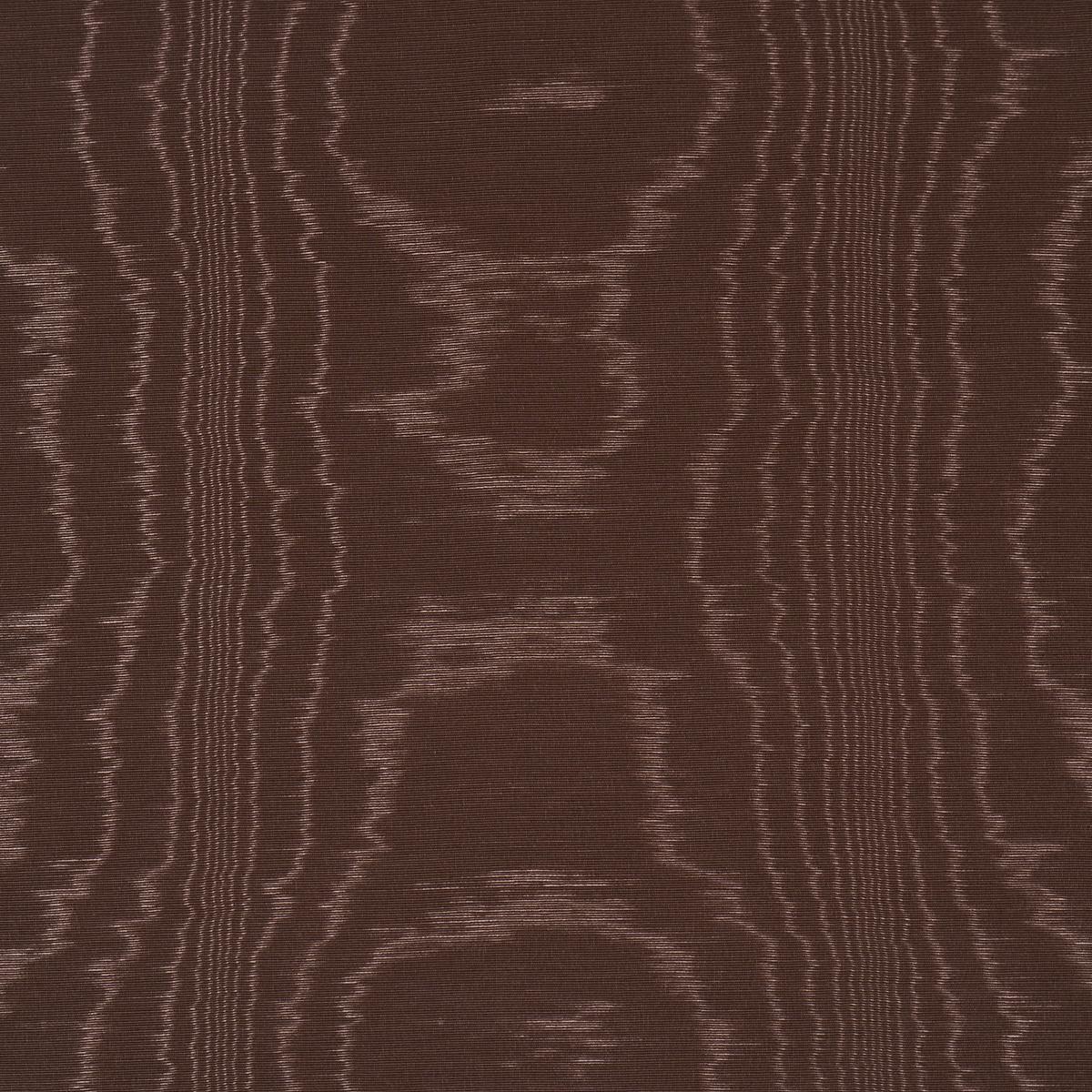 Schumacher Washington Moiré Brown Fabric