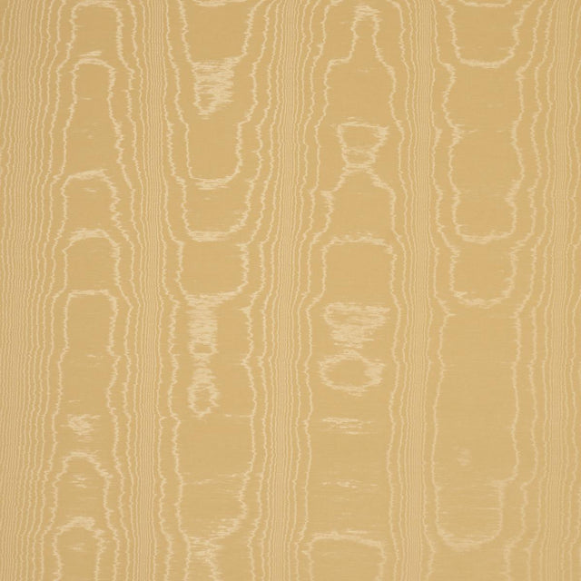 Schumacher Washington Moiré Yellow Fabric