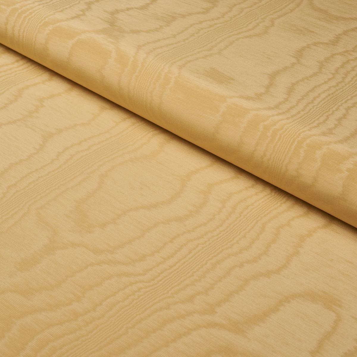 Schumacher Washington Moiré Yellow Fabric