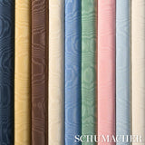 Schumacher Washington Moiré Yellow Fabric