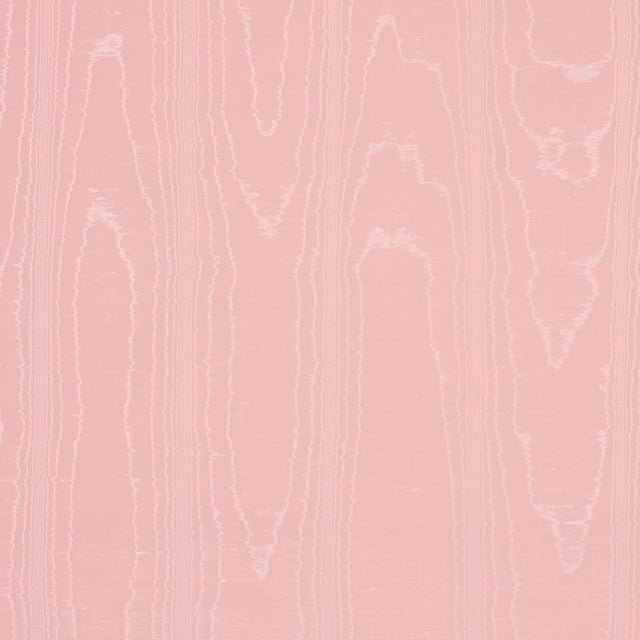 Schumacher Washington Moiré Pink Fabric