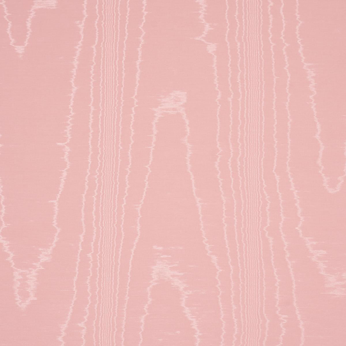 Schumacher Washington Moiré Pink Fabric