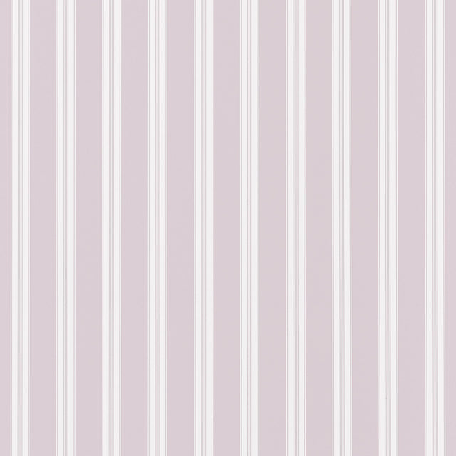 Anna French Payton Stripe Lavender Wallpaper
