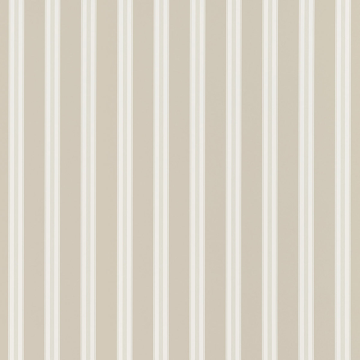 Anna French Payton Stripe Beige Wallpaper
