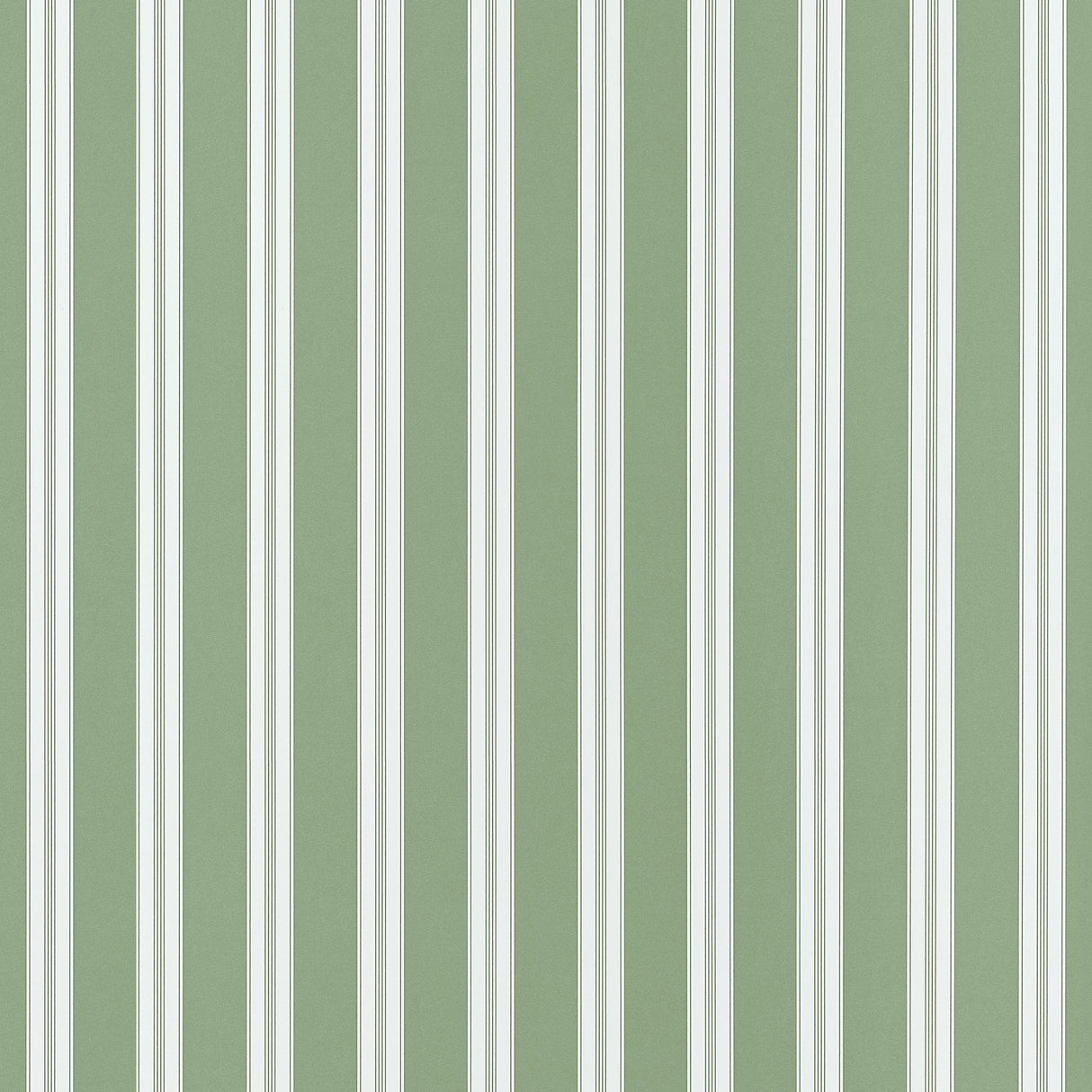 Anna French Payton Stripe Green Wallpaper
