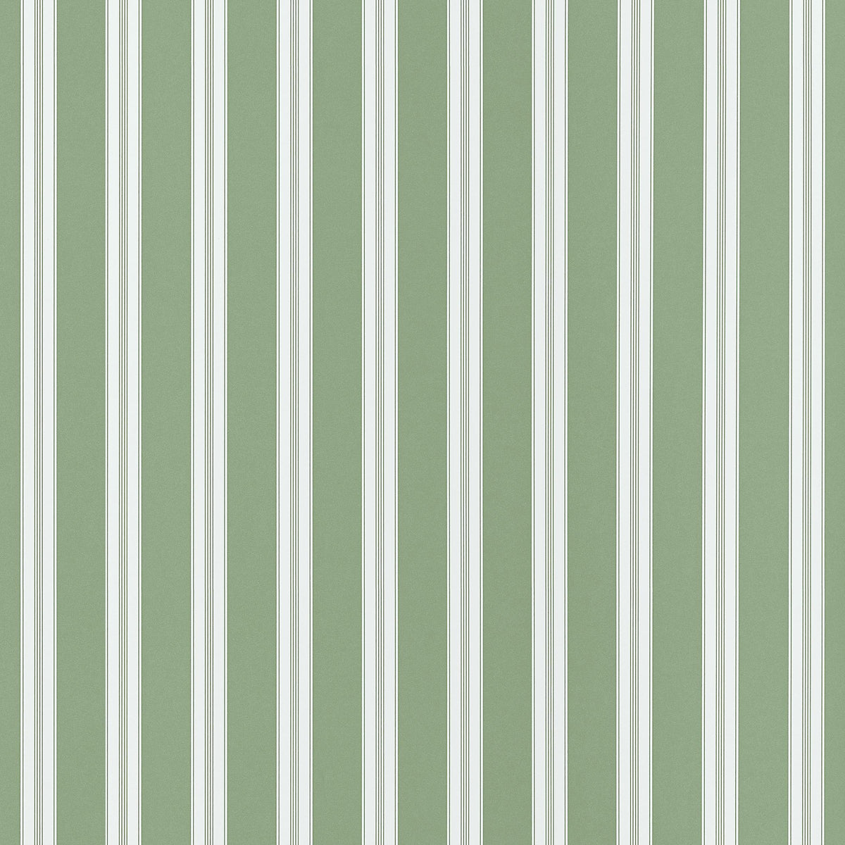 Anna French Payton Stripe Green Wallpaper