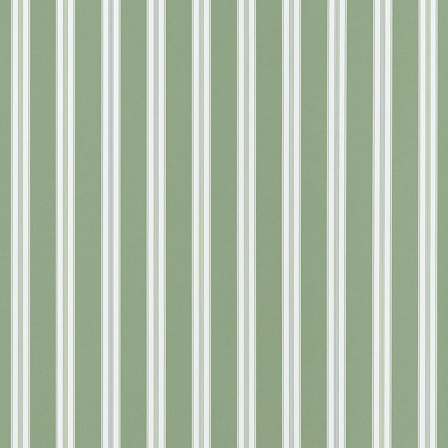 Anna French Payton Stripe Green Wallpaper