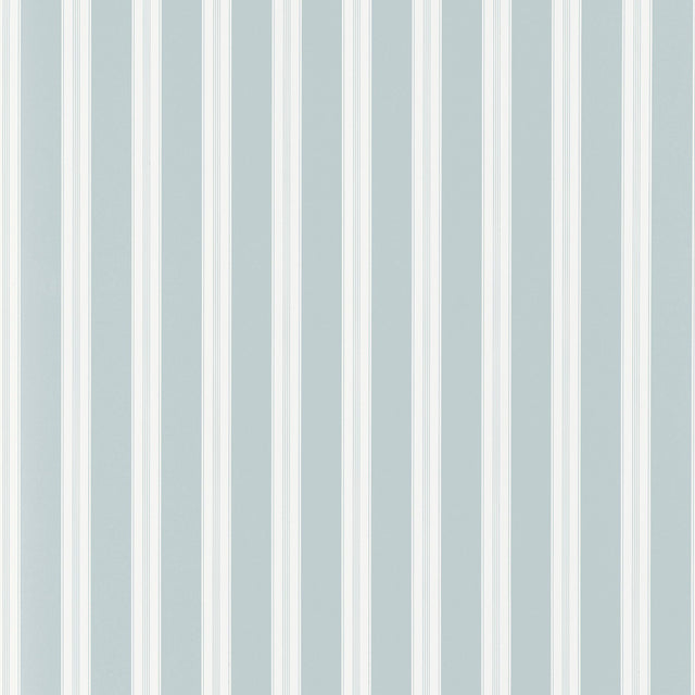 Anna French Payton Stripe Spa Blue Wallpaper