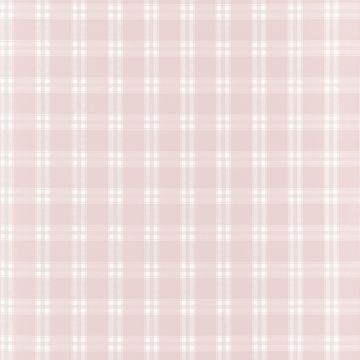 Anna French Payton Check Blush Wallpaper