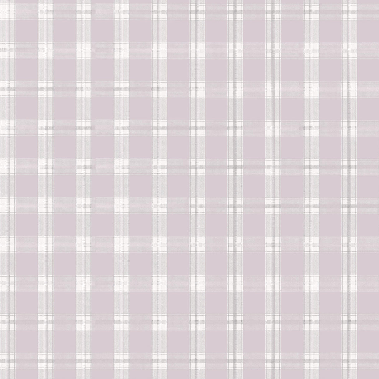 Anna French Payton Check Lavender Wallpaper