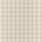 Anna French Payton Check Beige Wallpaper