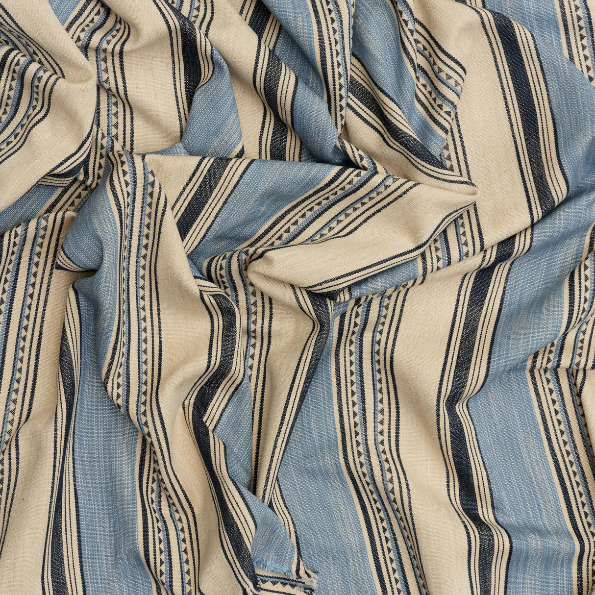 Andrew Martin LAS SALINAS 8 BLUE Upholstery Fabric