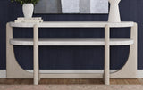 Bassett Driftwood/ White marble Gavin Console