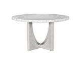 Bassett Driftwood & White Marble Gavin Dining Table