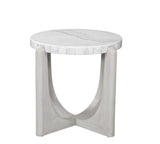 Bassett Driftwood/ White marble Gavin End Table