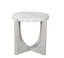 Bassett Driftwood/ White marble Gavin End Table