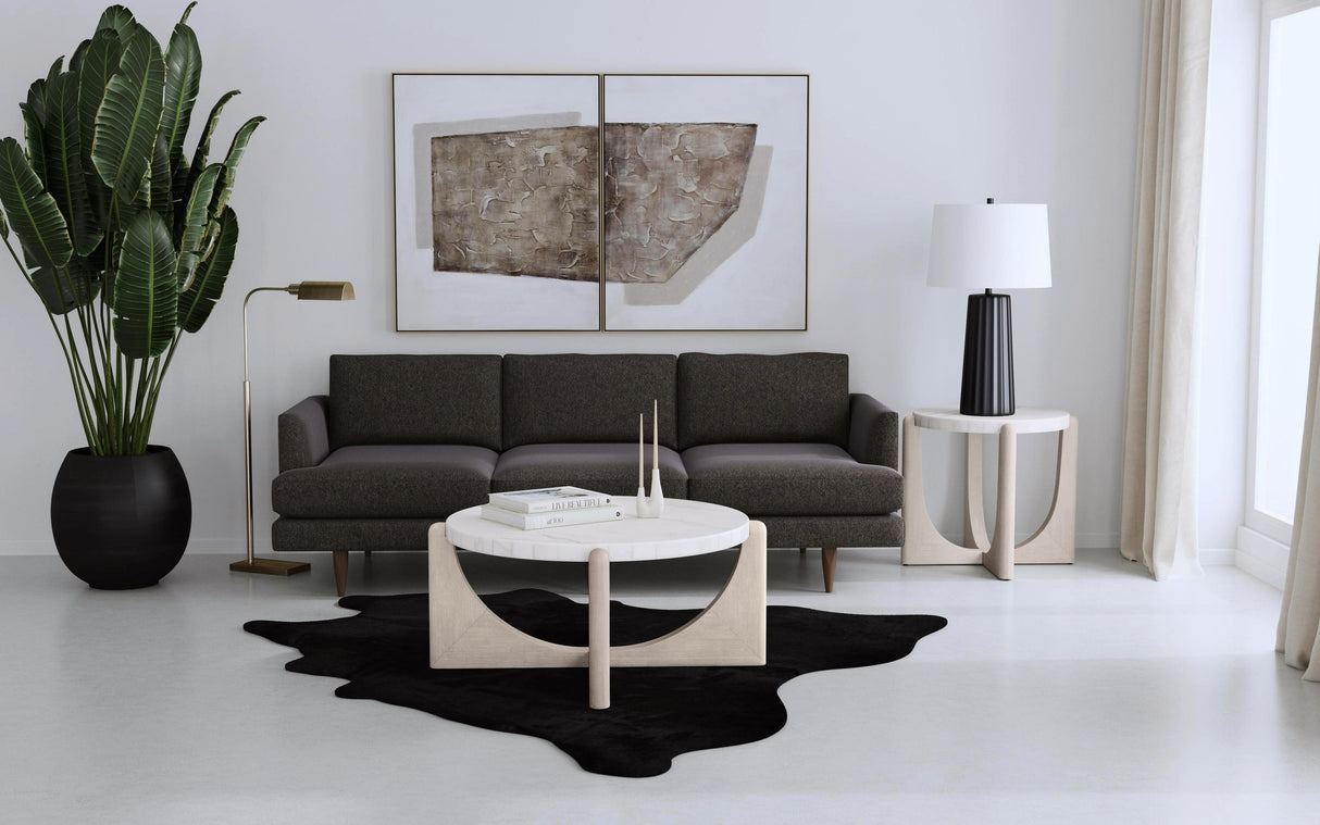 Bassett White Gavin End Table