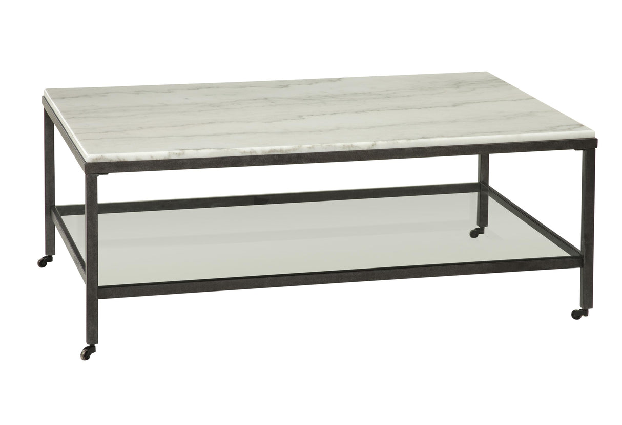 Bassett White Whitman Rectangular Cocktail Table