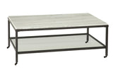 Bassett White Whitman Rectangular Cocktail Table