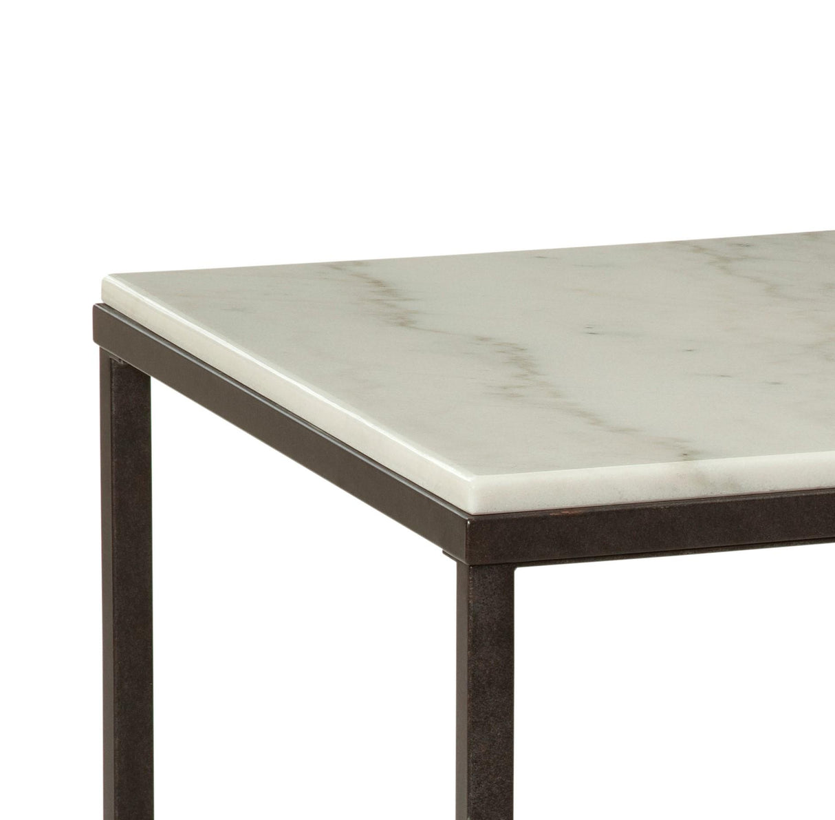 Bassett White Whitman Square End Table