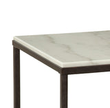 Bassett White Whitman Square End Table