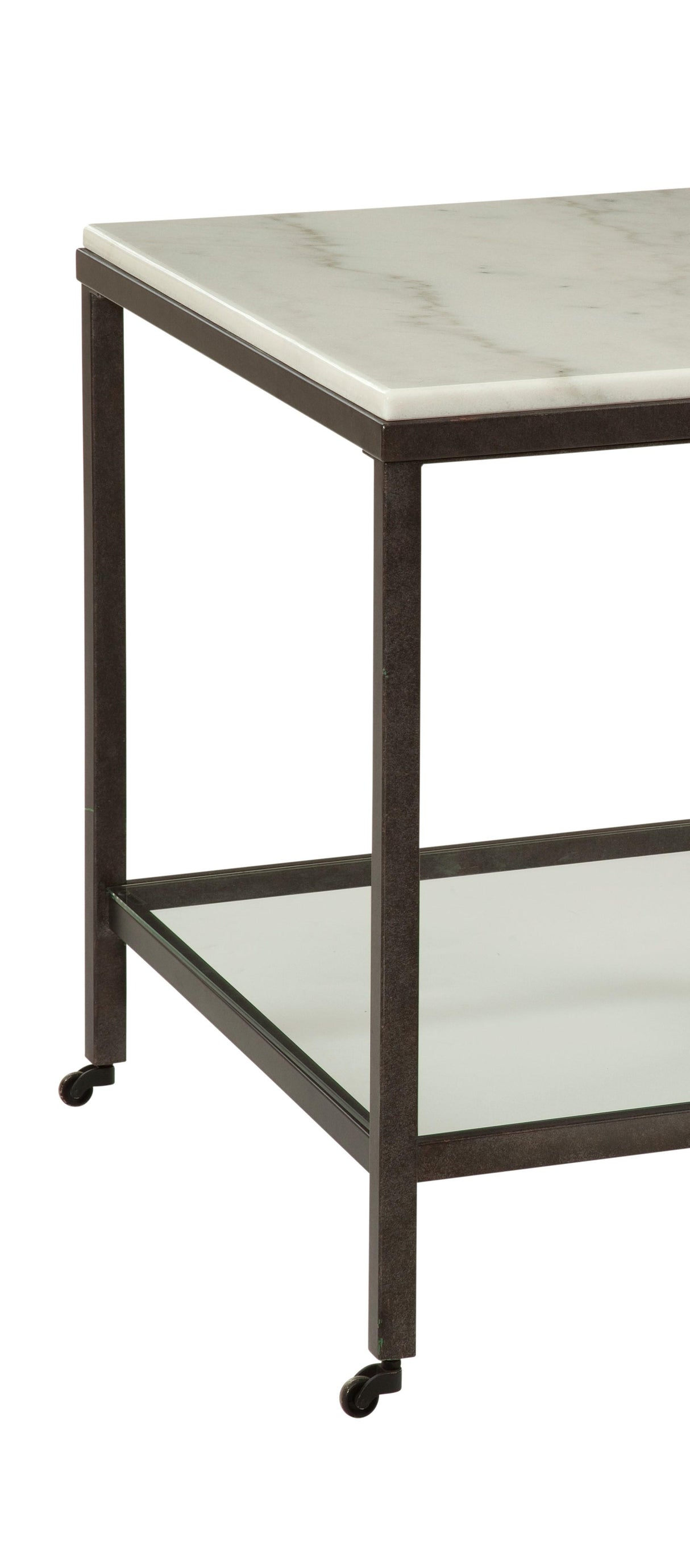 Bassett White Whitman Square End Table
