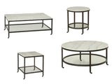 Bassett White Whitman Square End Table