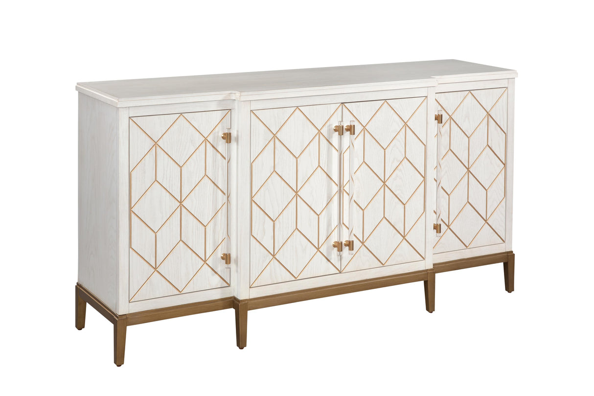 Bassett White Perrine White Server
