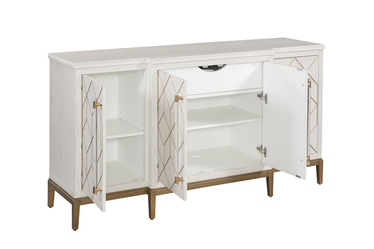 Bassett White Perrine White Server