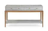 Bassett Gray Perrine Wood Console Table