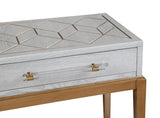 Bassett Gray Perrine Wood Console Table